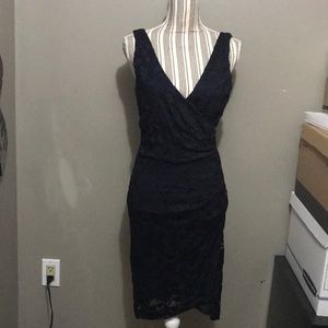 Nichole Miller Midnight Blue dress lace